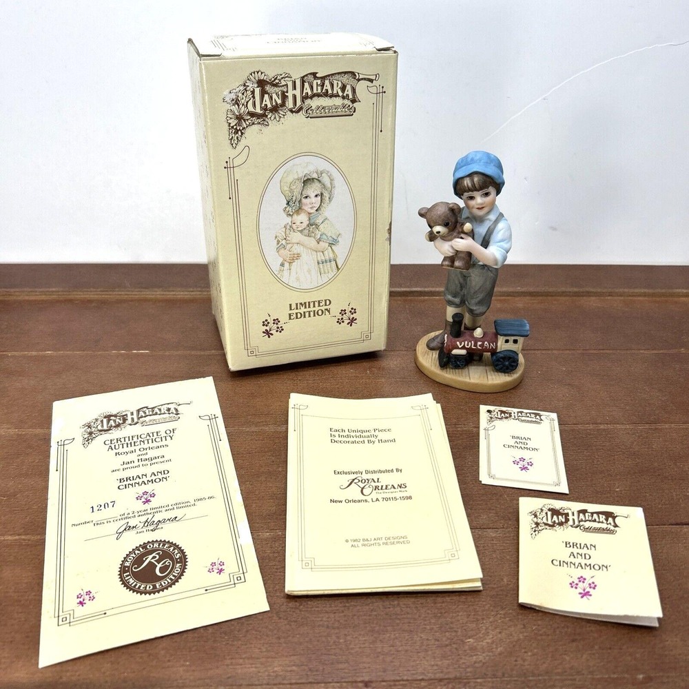 1984‎ Jan Hagara, Brian And Cinnamon Figurine, K20578
